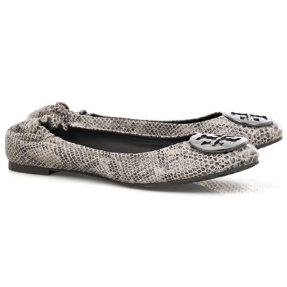 ✨ SOLD ✨GUC Tory Burch Reva Python Snakeskin Flats